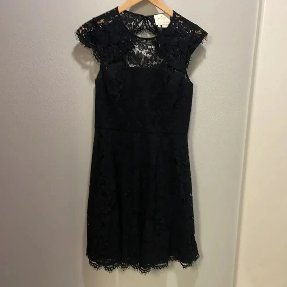 Kate Spade black lace dress